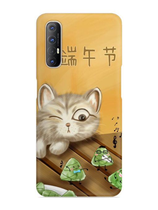 Cat Scorpion Dancing Snap Case for Oppo Reno 3 Pro