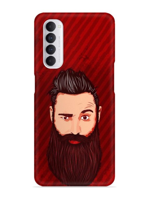 Beardo Man Snap Case for Oppo Reno 4 Pro Zapvi