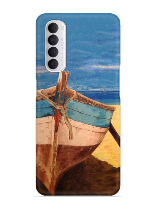 Canvas Painting Snap Case for Oppo Reno 4 Pro Zapvi