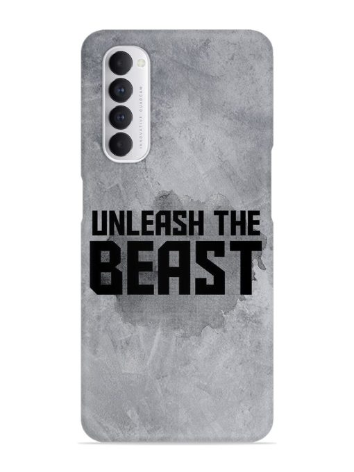 Unleash The Beast Snap Case for Oppo Reno 4 Pro Zapvi