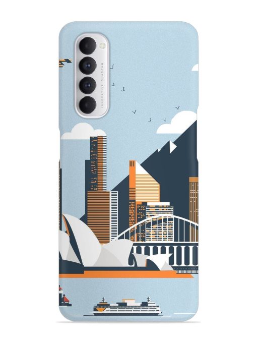 Sydney Opera Landscape Snap Case for Oppo Reno 4 Pro Zapvi