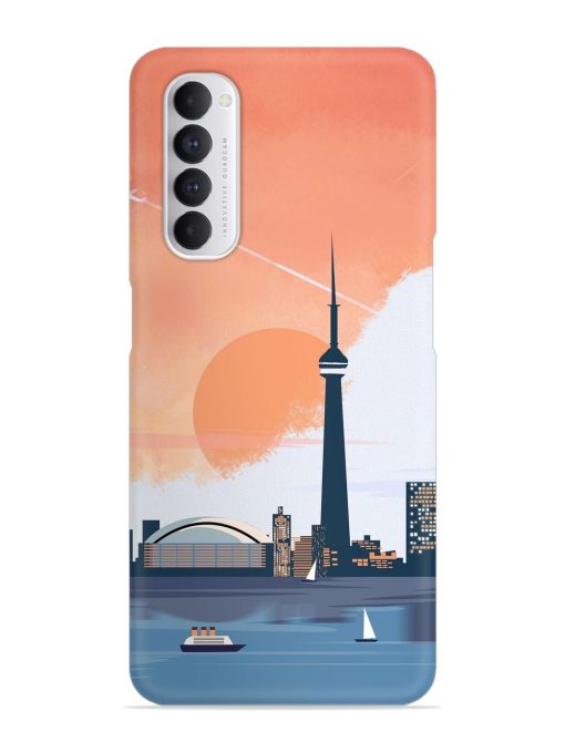 Toronto Canada Snap Case for Oppo Reno 4 Pro Zapvi