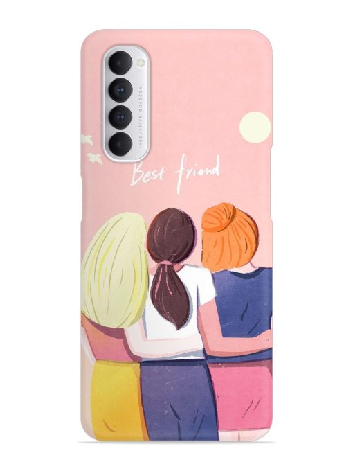 Friendship Day Snap Case for Oppo Reno 4 Pro Zapvi