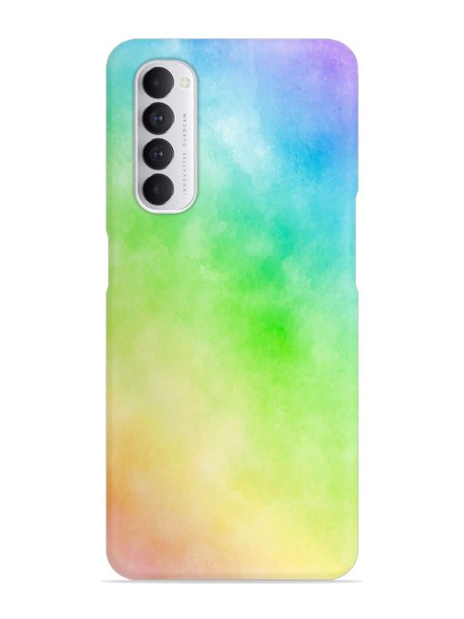 Watercolor Mixture Snap Case for Oppo Reno 4 Pro