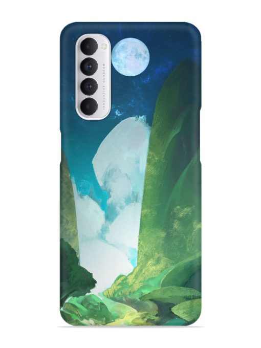 Abstract Art Of Nature Snap Case for Oppo Reno 4 Pro Zapvi