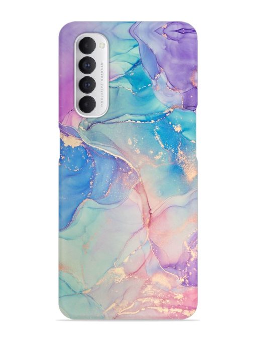 Alcohol Ink Colors Snap Case for Oppo Reno 4 Pro