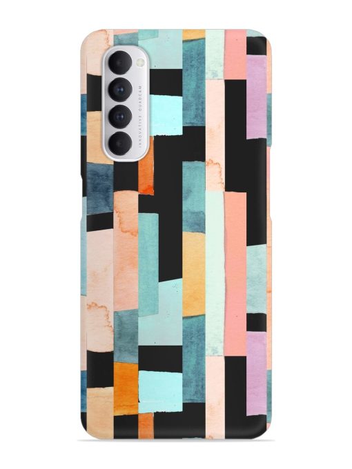 Geometric Seamless Pattern Snap Case for Oppo Reno 4 Pro Zapvi