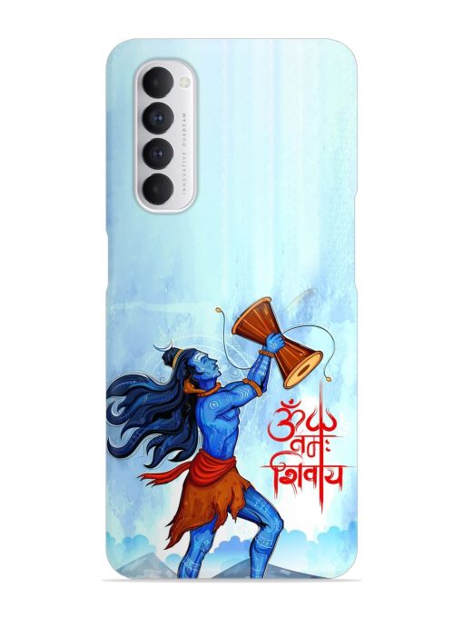 Illustration Lord Shiva Snap Case for Oppo Reno 4 Pro