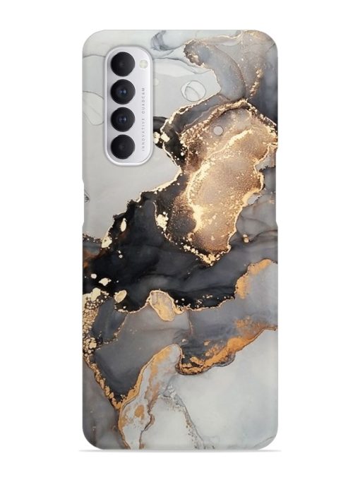 Luxury Abstract Fluid Snap Case for Oppo Reno 4 Pro Zapvi