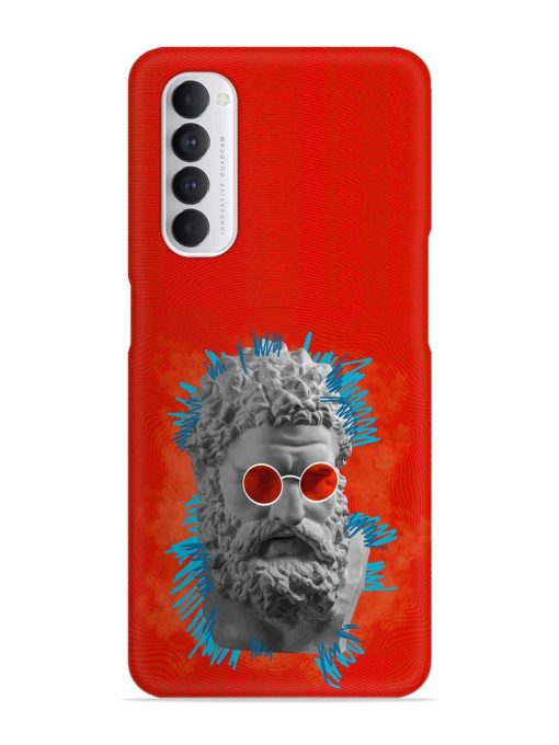 Contemporary Art Concept Snap Case for Oppo Reno 4 Pro