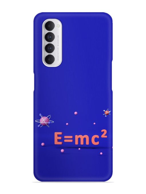 Formula Relativity Equation Snap Case for Oppo Reno 4 Pro