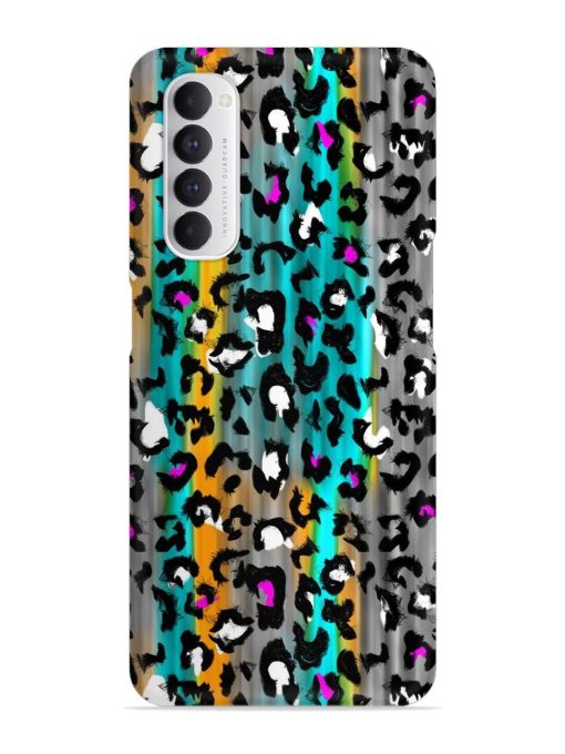 Mix Animal Skin Snap Case for Oppo Reno 4 Pro Zapvi