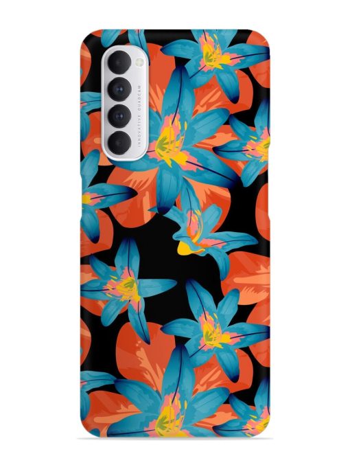 Philippine Flowers Seamless Snap Case for Oppo Reno 4 Pro