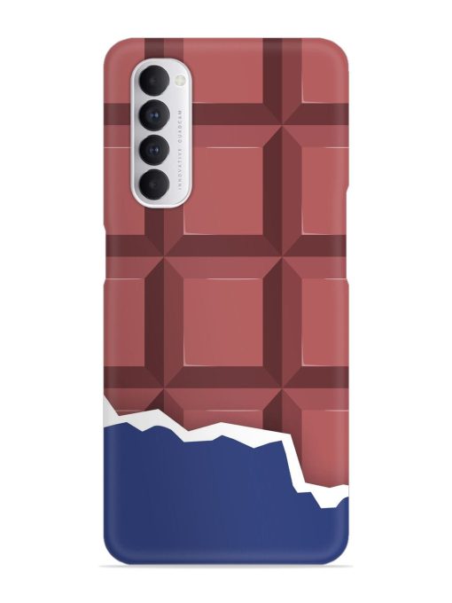 Chocolate Vector Art Snap Case for Oppo Reno 4 Pro Zapvi