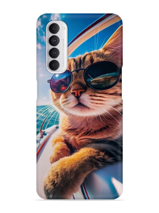 Cat In Style Snap Case for Oppo Reno 4 Pro Zapvi