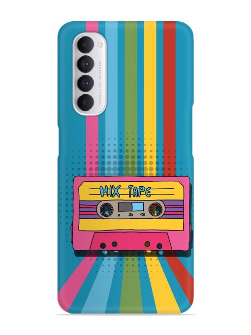 Mix Tape Vactor Snap Case for Oppo Reno 4 Pro