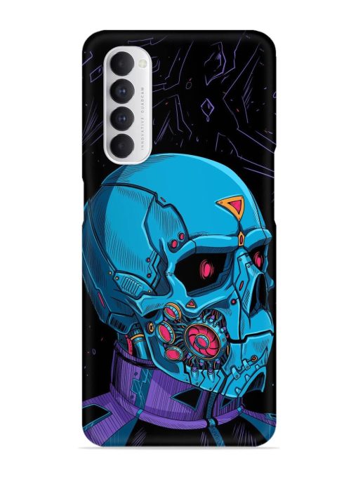 Skull Robo Vector Snap Case for Oppo Reno 4 Pro