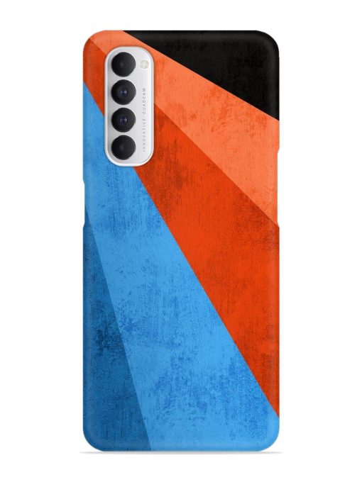 Modern Matte Abstract Snap Case for Oppo Reno 4 Pro