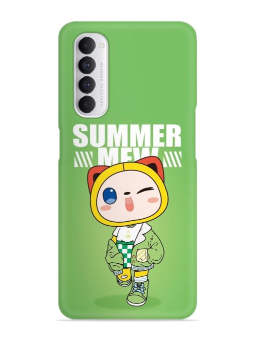 Summer Mew Snap Case for Oppo Reno 4 Pro Zapvi