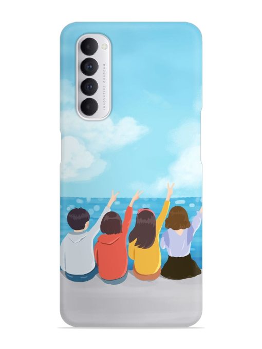 Happy Kids Snap Case for Oppo Reno 4 Pro Zapvi