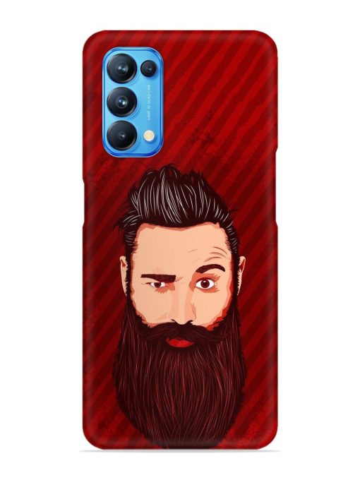 Beardo Man Snap Case for Oppo Reno 5 Zapvi