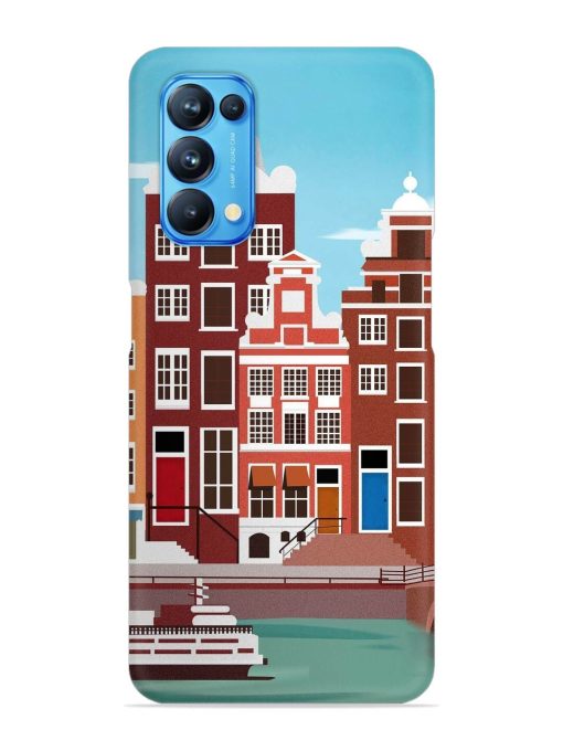 Scenery Architecture Amsterdam Landscape Snap Case for Oppo Reno 5 Zapvi