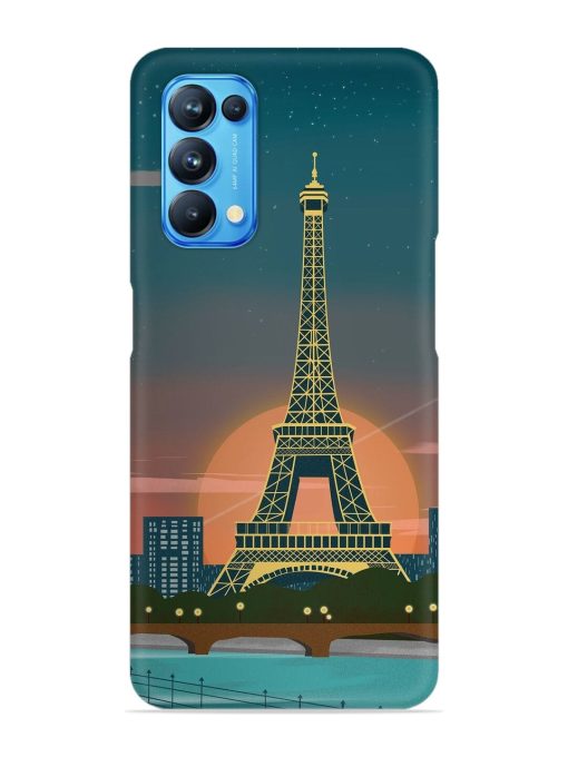 Scenery Architecture France Paris Snap Case for Oppo Reno 5 Zapvi