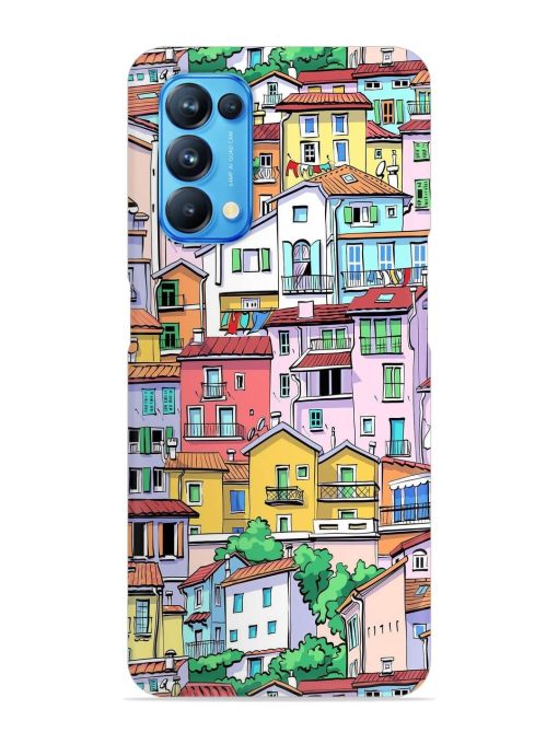 Europe Old Town Snap Case for Oppo Reno 5 Zapvi