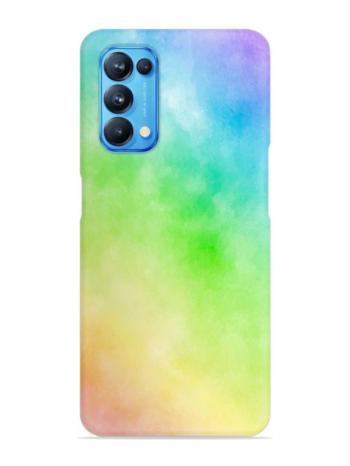 Watercolor Mixture Snap Case for Oppo Reno 5 Zapvi