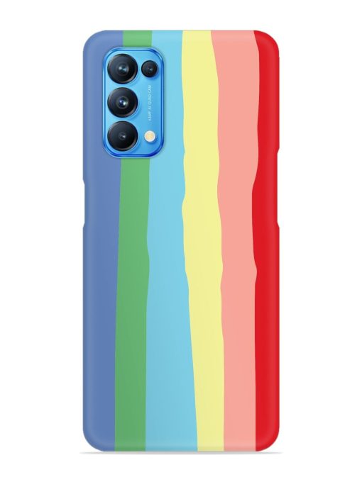 Rainbow Premium Shade Snap Case for Oppo Reno 5 Zapvi