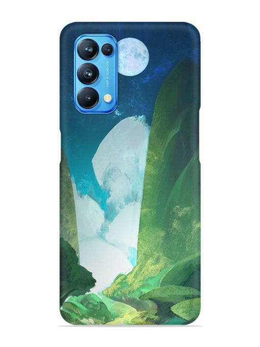 Abstract Art Of Nature Snap Case for Oppo Reno 5 Zapvi