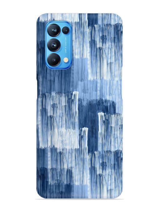 Abstract Pattern Stripes Snap Case for Oppo Reno 5 Zapvi