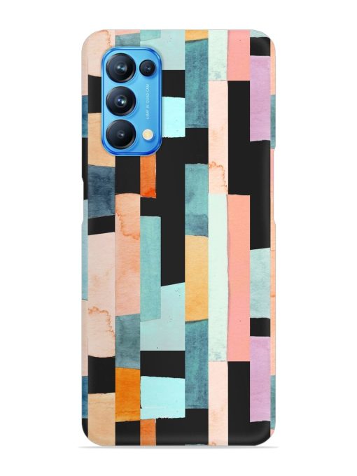 Geometric Seamless Pattern Snap Case for Oppo Reno 5