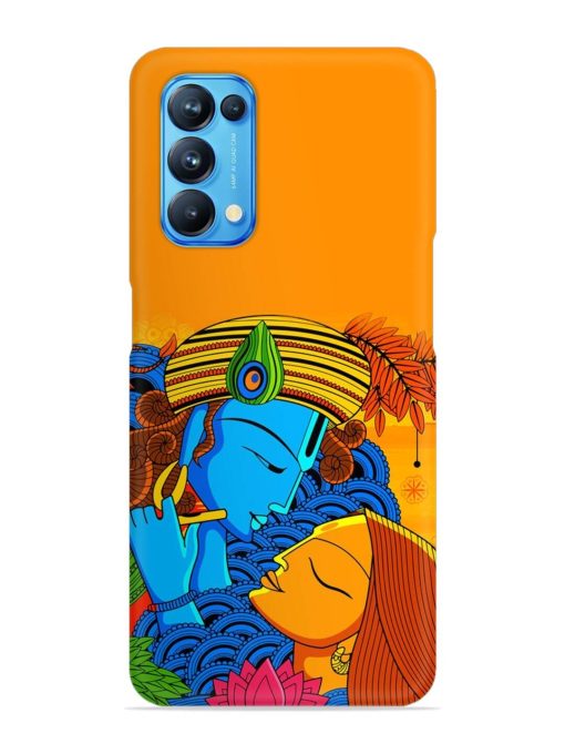 Illustration Hindu Goddess Snap Case for Oppo Reno 5 Zapvi