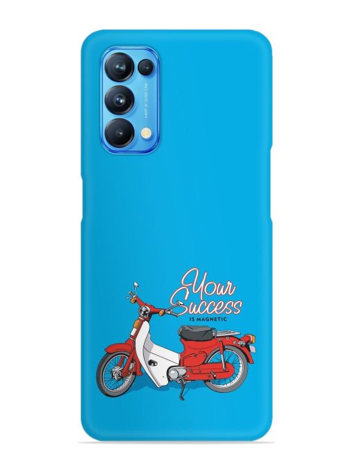 Motorcycles Image Vector Snap Case for Oppo Reno 5