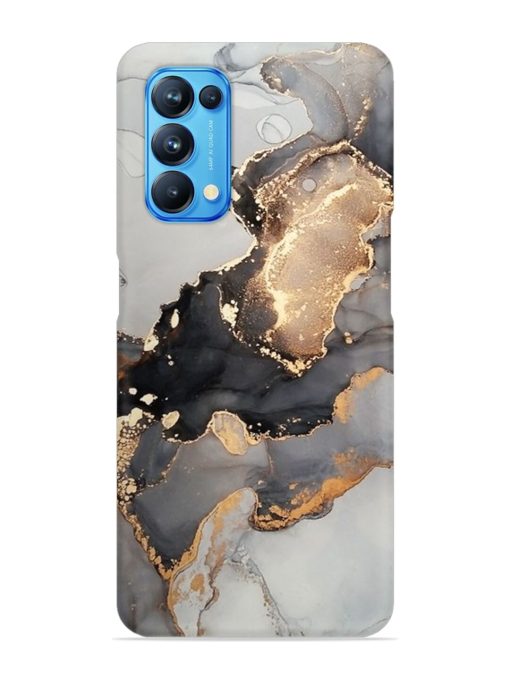 Luxury Abstract Fluid Snap Case for Oppo Reno 5 Zapvi