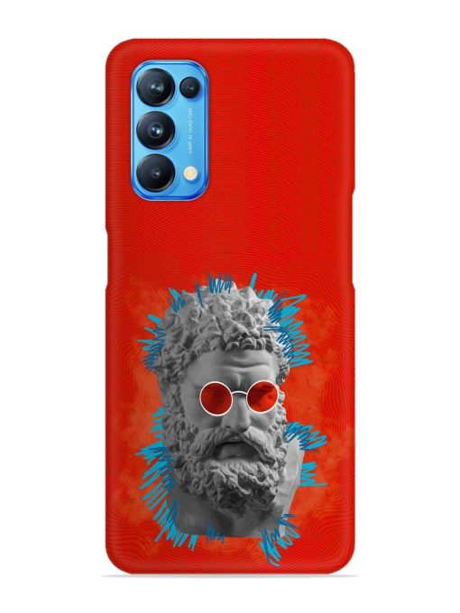 Contemporary Art Concept Snap Case for Oppo Reno 5 Zapvi