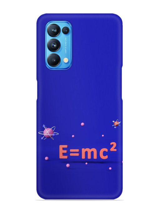 Formula Relativity Equation Snap Case for Oppo Reno 5 Zapvi