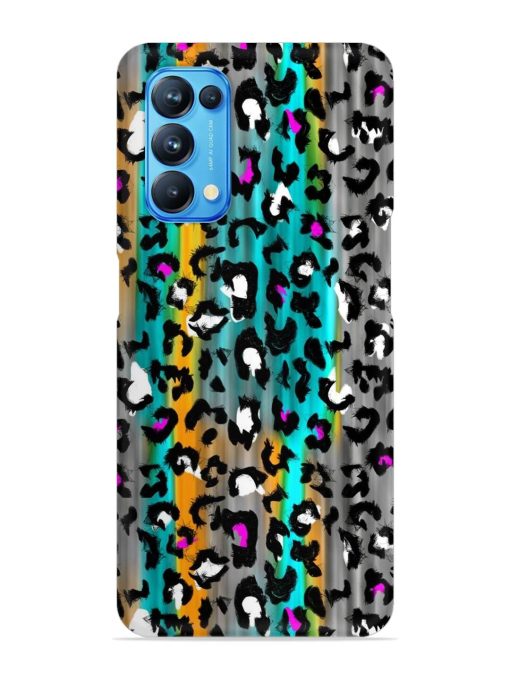 Mix Animal Skin Snap Case for Oppo Reno 5 Zapvi