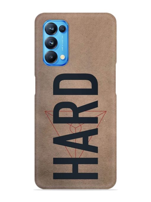 Hard Typo Snap Case for Oppo Reno 5 Zapvi