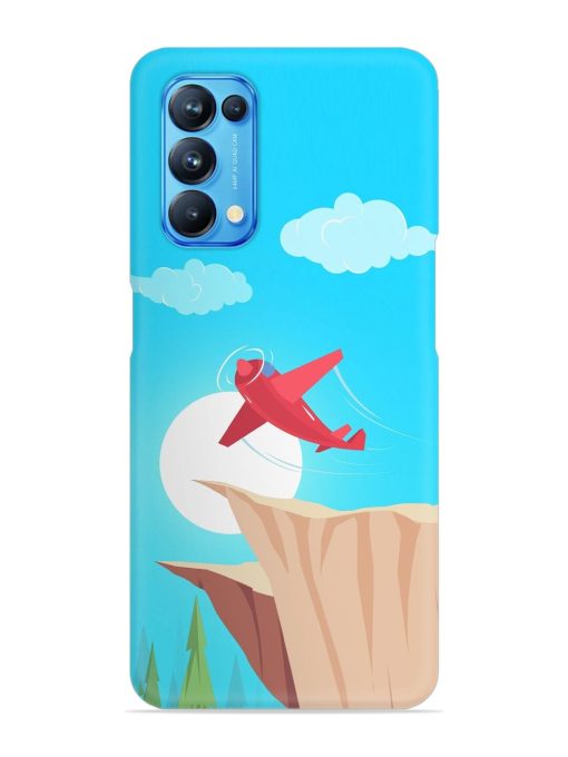 Small Planes In Flight Snap Case for Oppo Reno 5