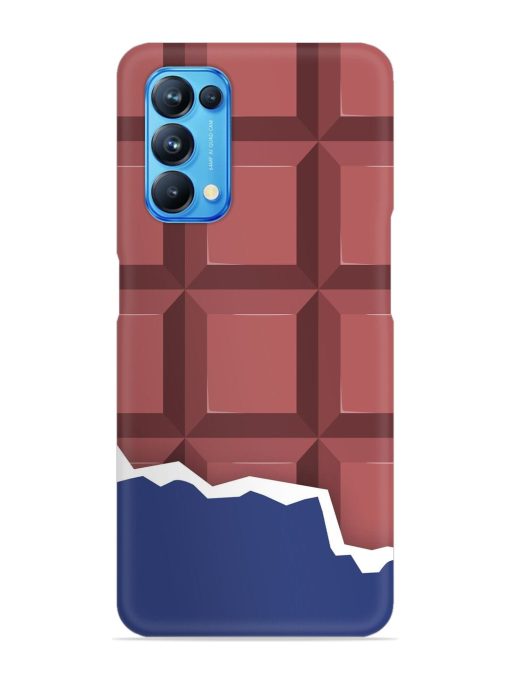 Chocolate Vector Art Snap Case for Oppo Reno 5