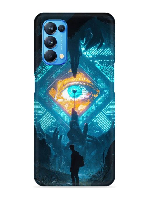 Arcane Eye Snap Case for Oppo Reno 5 Zapvi