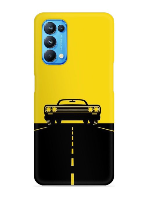 Classic Car Snap Case for Oppo Reno 5 Zapvi