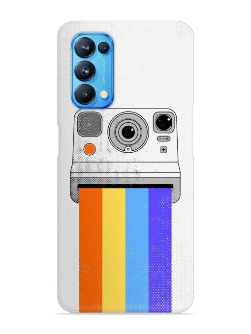 Retro Camera Art Snap Case for Oppo Reno 5 Zapvi