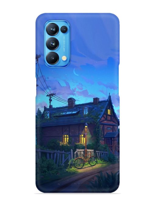 Beautiful Village House Snap Case for Oppo Reno 5 Zapvi