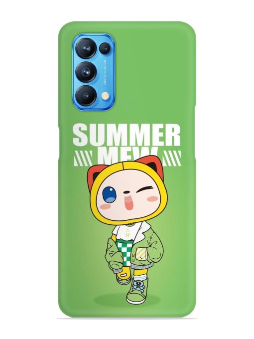 Summer Mew Snap Case for Oppo Reno 5