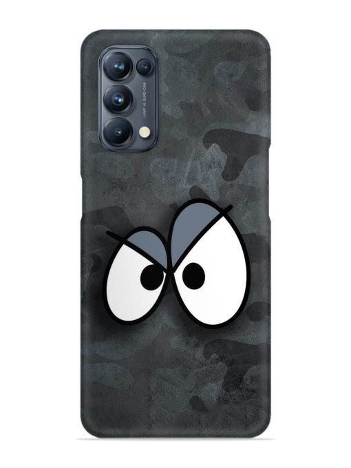 Big Eyes Night Mode Snap Case for Oppo Reno 5 Pro (5G) Zapvi