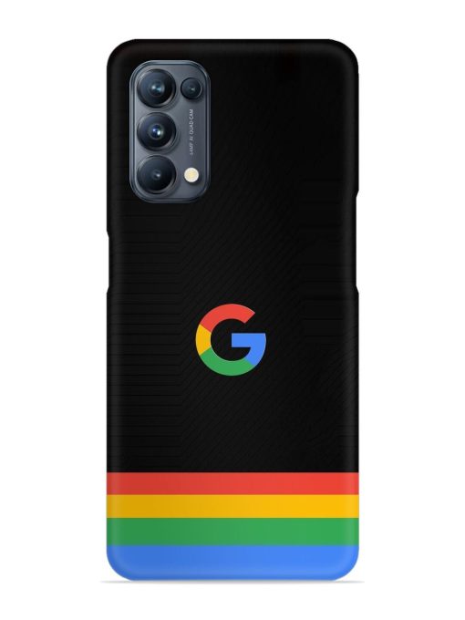 Google Logo Art Snap Case for Oppo Reno 5 Pro (5G) Zapvi