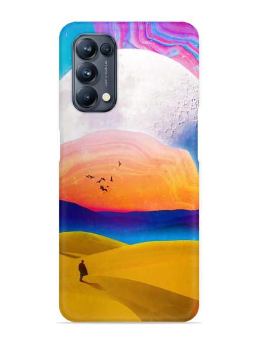 Sandy Desert Snap Case for Oppo Reno 5 Pro (5G) Zapvi